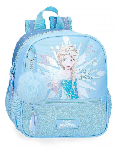 MOCHILA PASEO ADAP. 25CM FROZEN MAGIC ICE